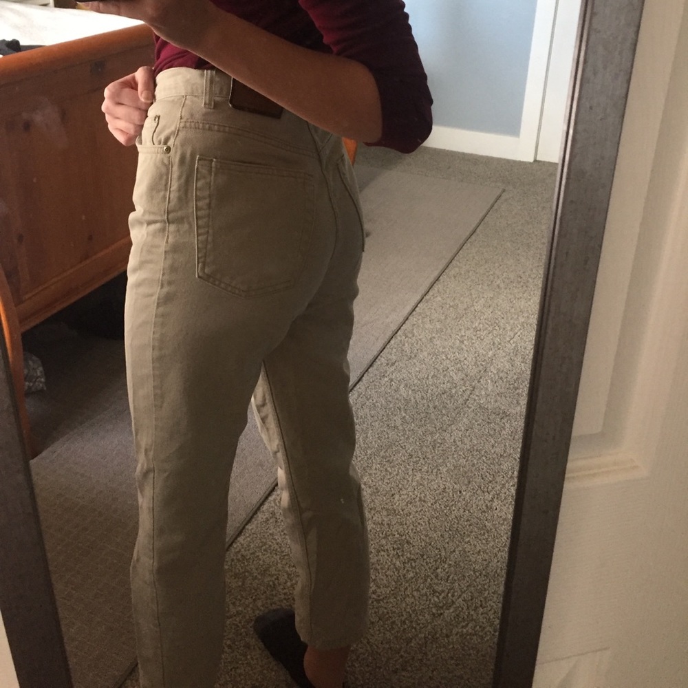 High Waisted Khakis